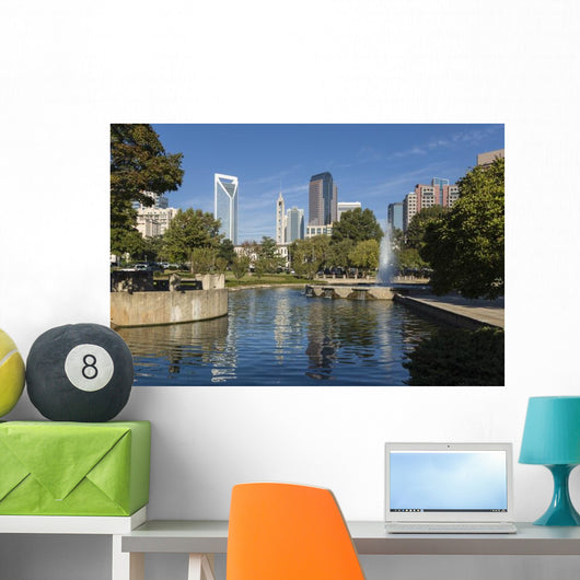 Charlotte Skyline Nc Usa Wall Decal