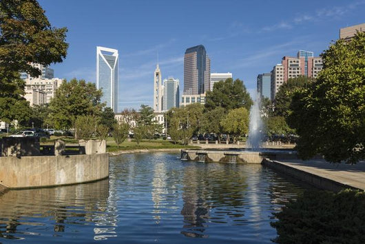 Charlotte Skyline Nc Usa Wall Decal