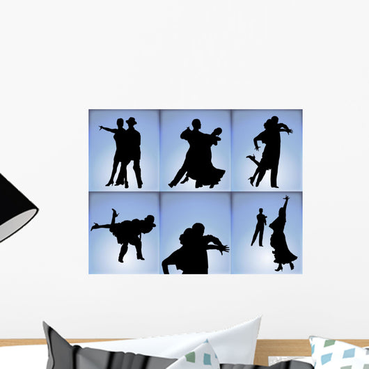 Ballroom Dancers Wall Decal