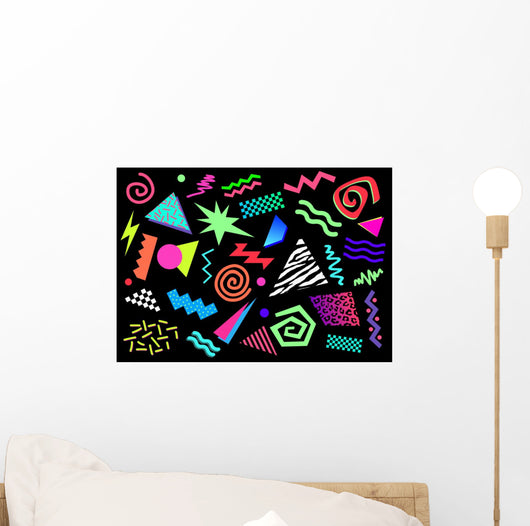 Formes Abstraites Et Couleurs Wall Decal