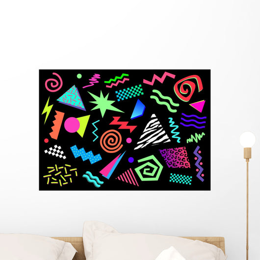 Formes Abstraites Et Couleurs Wall Decal