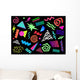 Formes Abstraites Et Couleurs Wall Decal