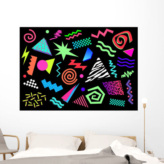 Formes Abstraites Et Couleurs Wall Decal