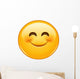 Smiling Emoticon with Smiling Wall Decal