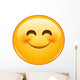 Smiling Emoticon with Smiling Wall Decal