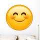 Smiling Emoticon with Smiling Wall Decal