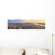 Manhattan Panorama Sunset Aerial Wall Decal