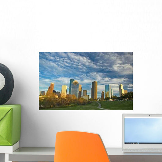 Green Park with City Wall Decal
