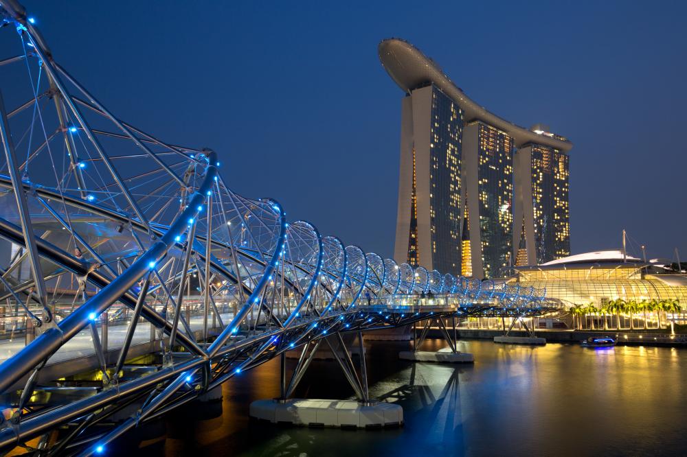 Singapur Singapore Marina Bay Wall Decal Wallmonkeys