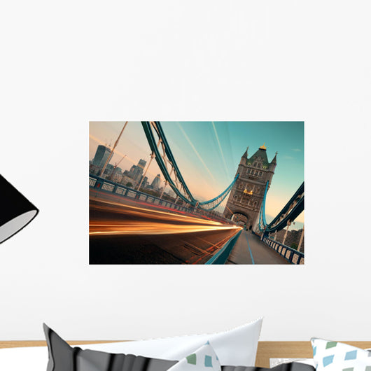Tower Bridge Morning Traffic Wall Decal