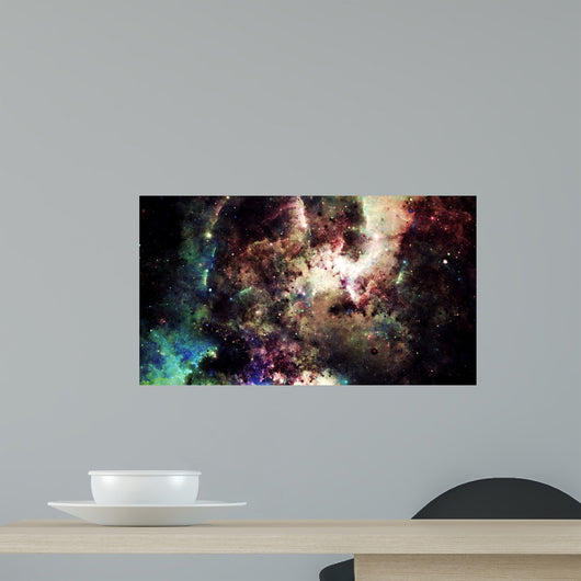 Digital Abstract Bright and Wall Decal
