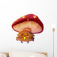 Cartoon Fairy Mushroom House Wall Decal