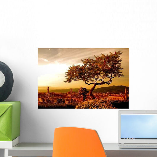 Florence Tree City Wall Decal