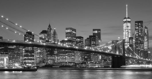 Black and White Manhattan Wall Decal