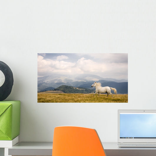 White Horse Wall Decal