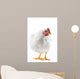 Image White Hen Standing Wall Decal