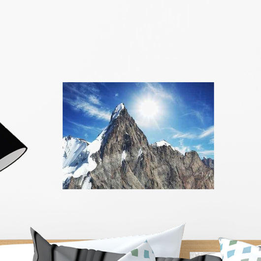 Mountain Peak Sunny Wall Decal