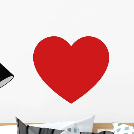 Playing Card Heart Suit Wall Decal