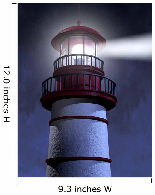 Night Lighthouse Beam Wall Decal