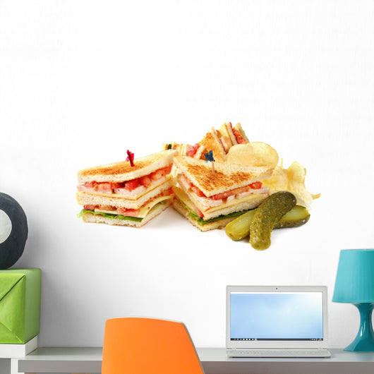 Club Sandwiches with Potato Wall Decal