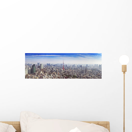 Skyline Tokyo Japan with Wall Decal