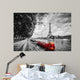 Eiffel Tower over Seine Wall Decal