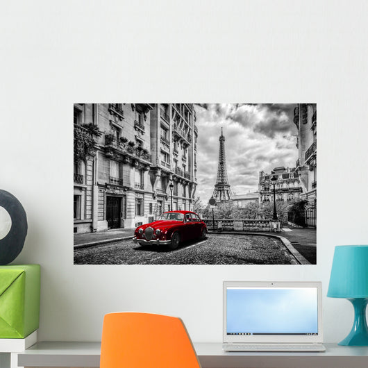 Artistic Paris France Eiffel Wall Decal