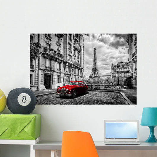 Artistic Paris France Eiffel Wall Decal