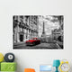 Artistic Paris France Eiffel Wall Decal