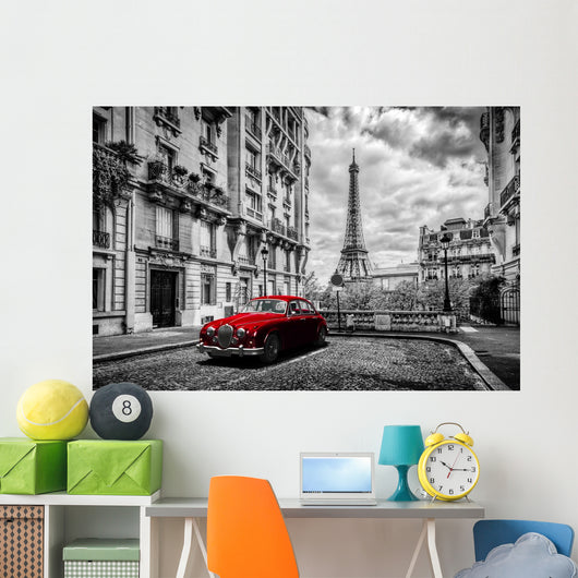 Artistic Paris France Eiffel Wall Decal