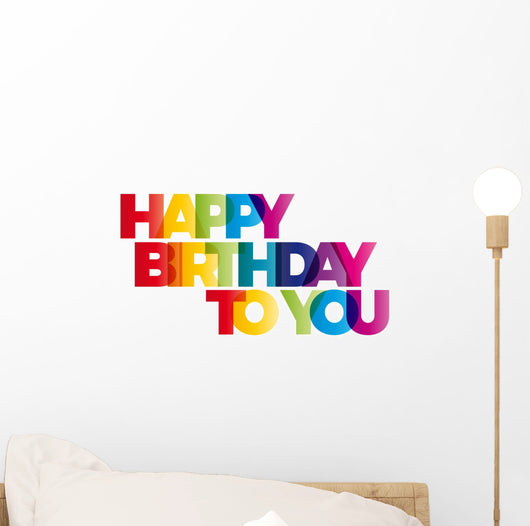 Happy Birthday Wall Decal