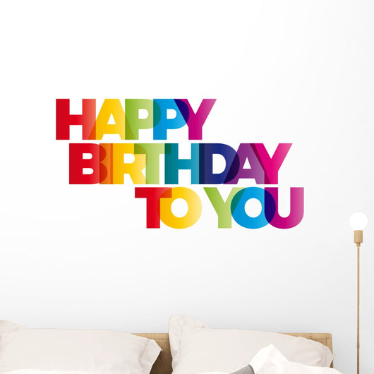 Happy Birthday Wall Decal