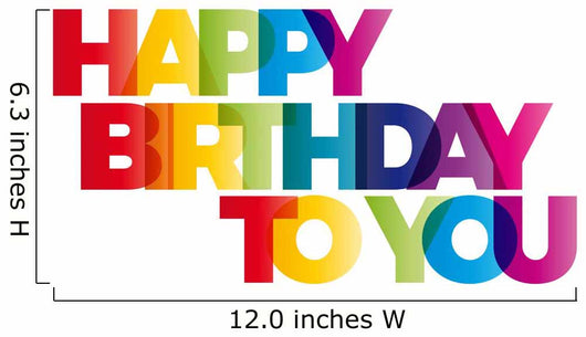 Happy Birthday Wall Decal