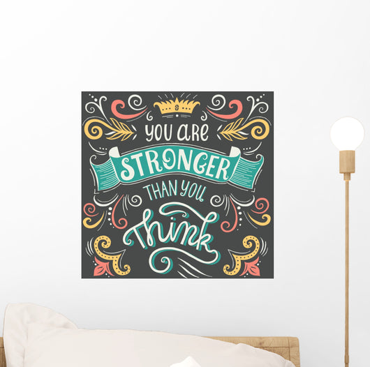 Vintage Motivational Poster Wall Decal