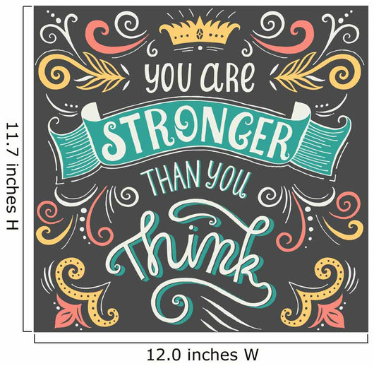 Vintage Motivational Poster Wall Decal