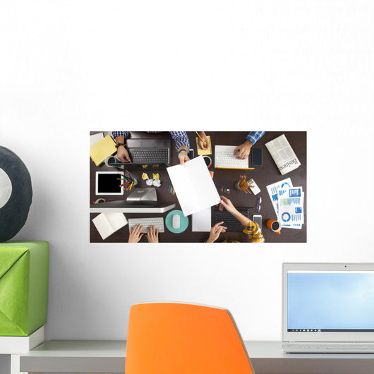 Business People Working Office Wall Decal