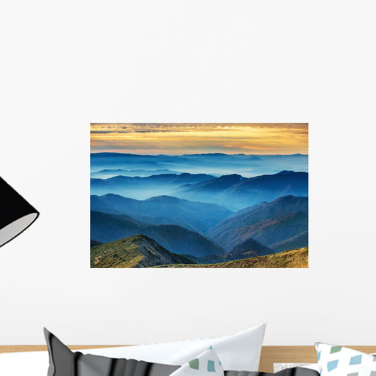 Blue Mountains and Hills Wall Decal