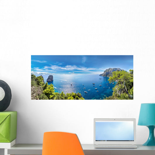 Capri island  in Italy Wall Mural