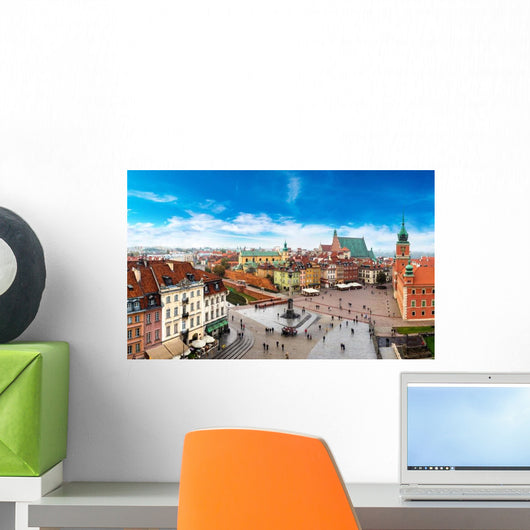 Panoramic Warsaw Wall Decal