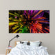 Modern City Lit by Colorful Light Effects at Night Wall Mural