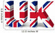 Uk 3D Text Symbol Wall Decal