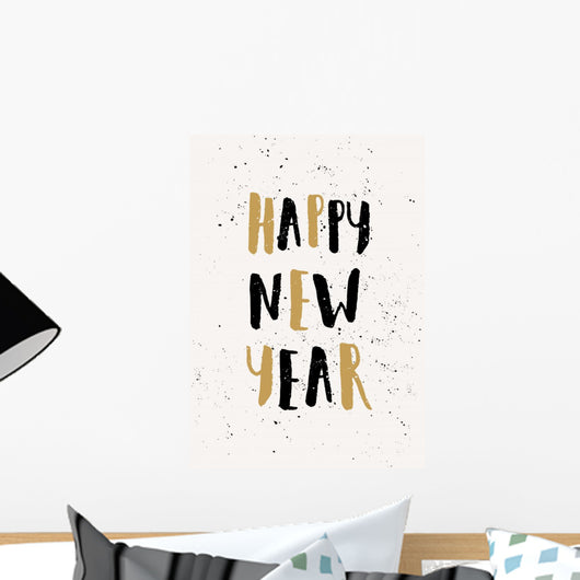 2016 Greeting Card Template Wall Decal