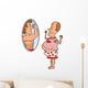 Fat Man Front Mirror Wall Decal