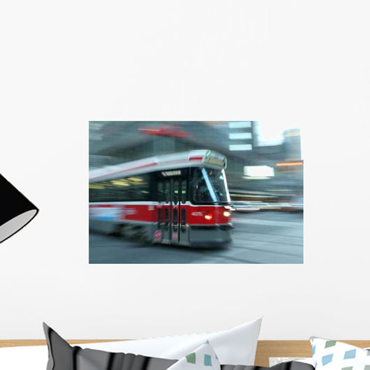 Moving Streetcar Wall Decal