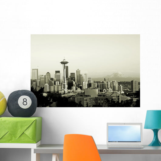 Seattle Panorama Wall Decal