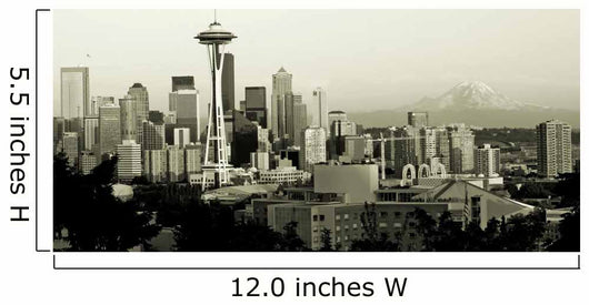 Seattle Panorama Wall Decal