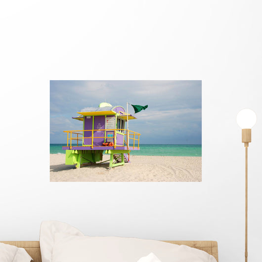 Miami Beach Life Guard Wall Decal