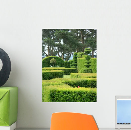 Carved Trees Wall Decal