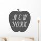 New York Lettering Big Wall Decal