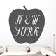 New York Lettering Big Wall Decal